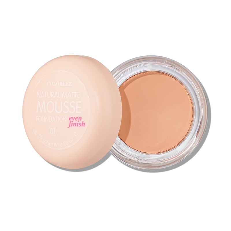 Maquillaje en mousse de tacto suave